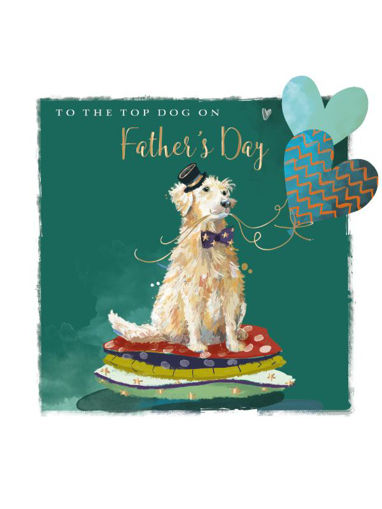 Picture of TO THE TOP DOG ON FATHERS DAY CARD